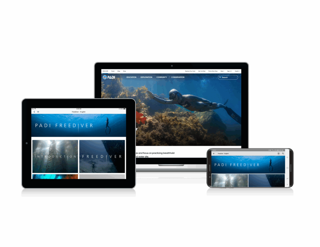 Percorso Studio e-learning Freediver Padi Scubacademy. Scubacademy è il punto di riferimento per i corsi subacquei PADI a Milano. Offriamo formazione certificata, immersioni sicure e team building subacqueo esclusivo al Bocconi Sport Center. Corsi Ara e Apnea con certificazione Freediver Padi Affiliata CONI